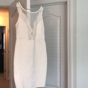 Lulus white dress (never worn)